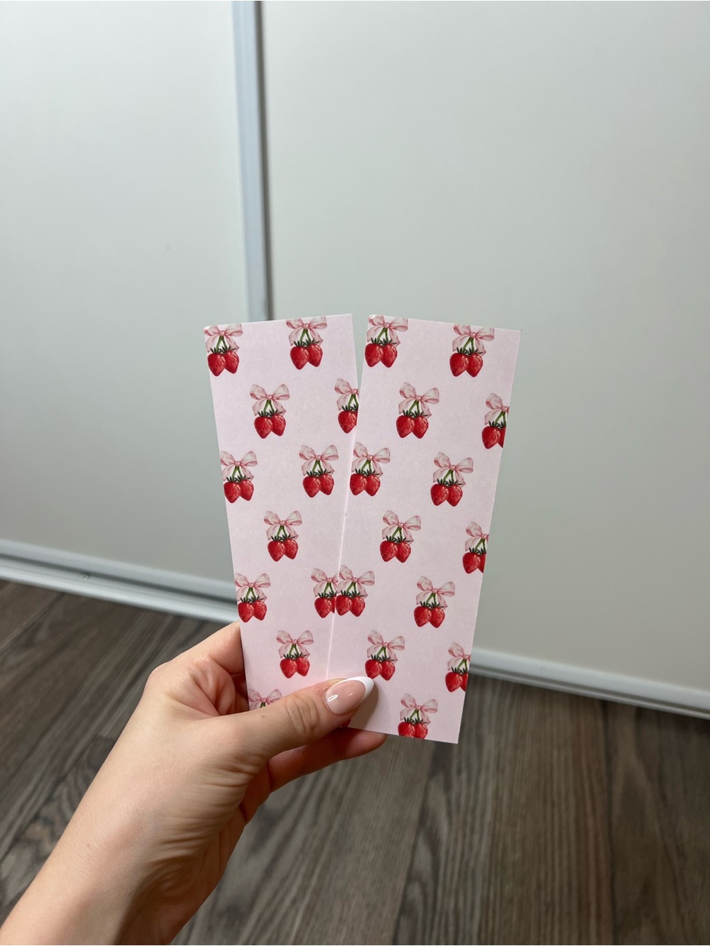 Strawberry bookmark